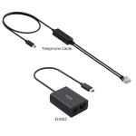 Yealink EHS62 Headset Adapter & Phone Cable