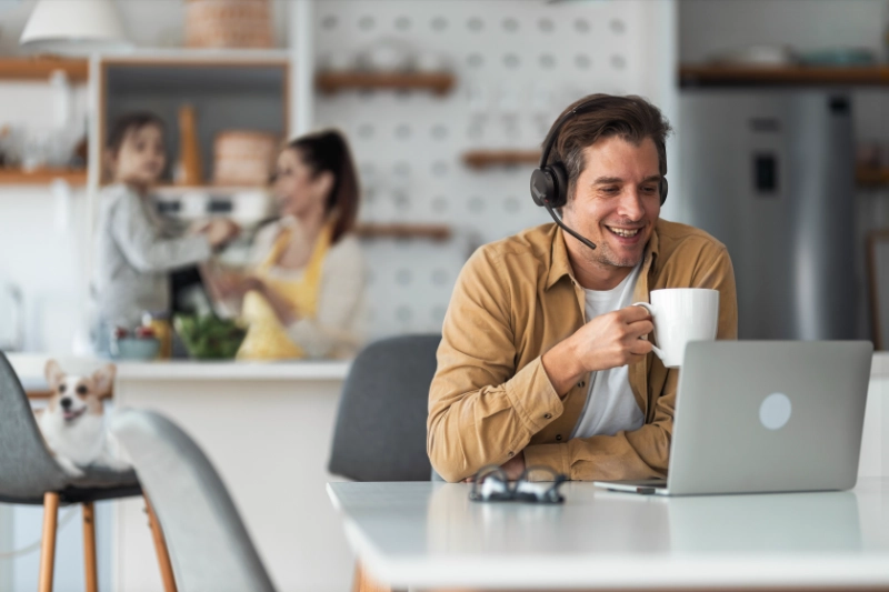 Yealink WH64 Hybrid Dual Wireless Headset - Work from Home Headset