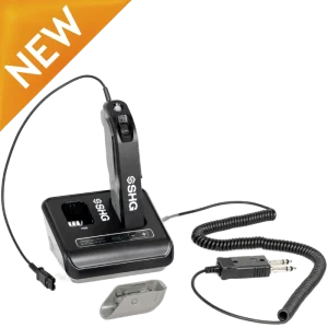 SHG S D200 DECT Wireless PTT Push-to-Talk Headset Amplifier
