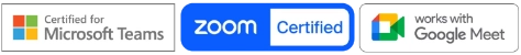 Certifications | Microsoft Teams, Zoom and Google Meet