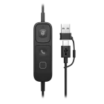 HP Poly Mission 400 Wired USB Headset Inline Controls