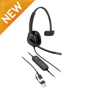 HP Poly Mission 415 Mono Wired USB Headset Classic