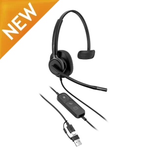 HP Poly Mission 415 Mono Wired USB Headset