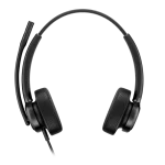 HP Poly Mission 425 Stereo Wired USB Headset w/Leatherette - Front