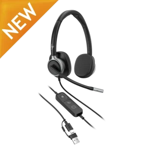 HP Poly Mission 625 Stereo Wired USB Headset