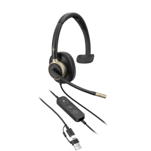 HP Poly Mission 815 Mono Wired USB Headset