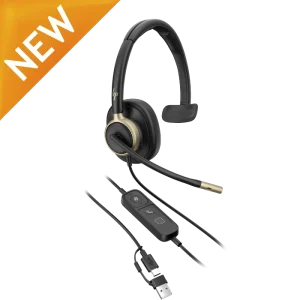 HP Poly Mission 815 Mono Wired USB Headset