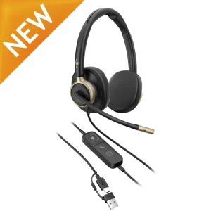 HP Poly Mission 825 Stereo Wired USB Headset